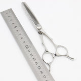 【美品】ナルトシザー 四梳きシェアライン セニング 6インチ メガネハンドル 22目 約45% キングダムストーク