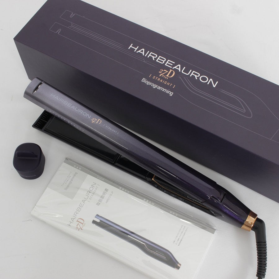 美品】HAIRBEAURON 27D ストレートヘアアイロン 楽天市場】ヘアビューロン 27D Plus [ストレート] | HAIRBEAURON