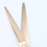 【美品】ハヤシシザース V-Standrd V-AT-6 カットシザー ピンクゴールド 6インチ ハマグリ刃 オフセットハンドル