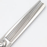 【美品/研磨済】ハシモトリビック Skill-40 セニング 6インチ オフセットハンドル 40目U溝 約30%～35％ シザー