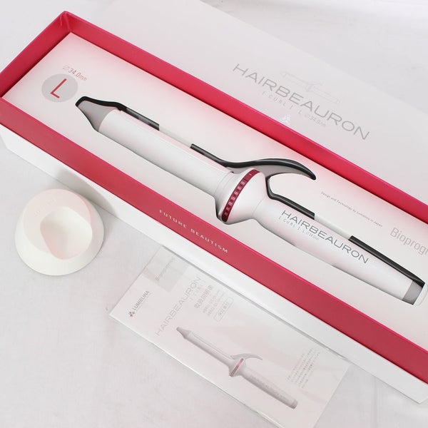 【美品】リュミエリーナ ヘアビューロン カール L-type 34.0mm HBRCL-GL ヘアアイロン 本体