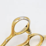 ハヤシシザース V-Standrd V-ATH-6 ゴールドコーティング カットシザー 6インチ ハマグリ刃 3Dハンドル