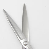 【研磨済/美品】マテリシザーズ カットシザー 5.8インチ 笹刃 メガネハンドル mateli