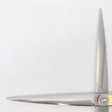 【美品】武芸社 KEEL Z70 カットシザー 7インチ 片剣刃 3Dハンドル