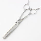 【美品】ナルトシザー 四梳きシェアライン セニング 6インチ メガネハンドル 22目 約45% キングダムストーク