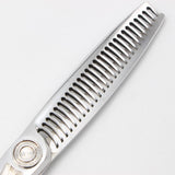 【美品】刃物屋トギノン クイーンサクセススター セニング 5.8インチ メガネハンドル 28目フラット/スリット 約20% シザー トギノン