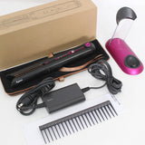 【美品】Dyson Corrale HS03 NF ブラックニッケル/フューシャ コラール コードレスヘアアイロン ダイソン 本体