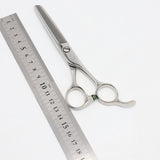 【美品】光シザー THINNING 722 セニング 6インチ オフセットハンドル 40目U溝 約50%