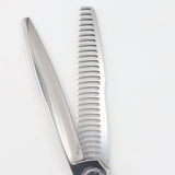 【美品】ハヤシシザース HYS-28RL-WH-6 セニング 6インチ メガネハンドル 28目L 約15%〜20%