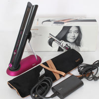 【美品】Dyson Corrale HS03 NF ブラックニッケル/フューシャ コラール コードレスヘアアイロン ダイソン 本体