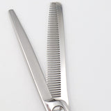 【美品】bmac FTシリーズ FT-2743 セニング 6インチ メガネハンドル 43目U溝 約25%〜30% マック シザー