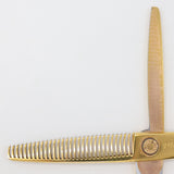 ハヤシシザース V-Thinning V-30RW-WH-6 ゴールドコーティング セニング 6インチ メガネハンドル 30目2段 約25%〜30% ディッシュホイールベアリング