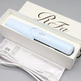 【美品】MTG ReFa FINGER IRON ST RE-AS-02A ホワイト リファフィンガーアイロンST ヘアアイロン 本体