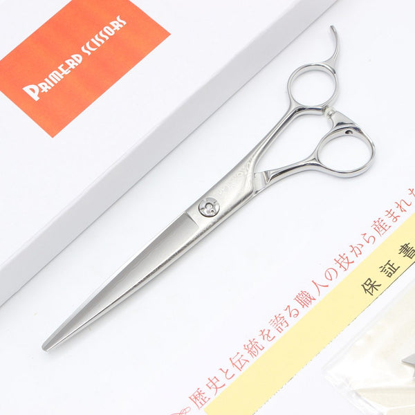 【新品】プリマード Dama-Long6.5OF ダマスカスロング カットシザー 6.5インチ ハマグリ刃 オフセットハンドル