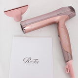 【美品】MTG ReFa BEAUTECH DRYER SMART W RE-AX-05A ピンク ヘアドライヤー ビューテック スマート ダブル リファ 本体