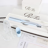 【美品】MTG ReFa STRAIGHT IRON PRO RE-AT-02A ホルダー付 ホワイト リファストレートアイロン プロ ヘアアイロン 本体