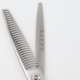 【美品/研磨済】	LIPPS L-837 セニング 6インチ 3Dハンドル 28目 約25%～30％ シザー リップス