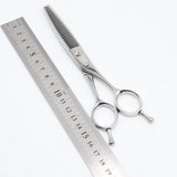 【美品】内海シザー U&U AT60/30 セニング 6インチ メガネハンドル 30目V溝 約20%～25% ウツミ