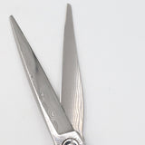 【美品】ミズタニシザーズ NEW DAMA INTEGRAL D-01 カットシザー 6.2インチ ハマグリ刃 オフセットハンドル ダマスカス ミズタニ