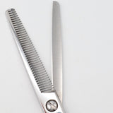 【美品】光シザー THINNING 722 セニング 6インチ オフセットハンドル 40目U溝 約50%