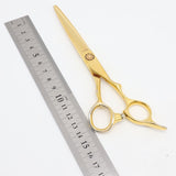 ハヤシシザース V-Standrd V-ATH-6 ゴールドコーティング カットシザー 6インチ ハマグリ刃 3Dハンドル