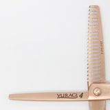 【美品】ミズタニシザーズ ACRO YURAGI4 サテンピンク加工 セニング 5.8インチ 3Dメガネハンドル 21目 約15%〜20% アクロ ユラギ
