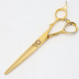 ハヤシシザース V-Standrd V-ATH-6 ゴールドコーティング カットシザー 6インチ ハマグリ刃 3Dハンドル