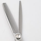 【美品】刃物屋トギノン クイーンサクセススター セニング 5.8インチ メガネハンドル 28目フラット/スリット 約20% シザー トギノン