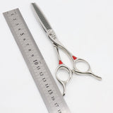 【美品】刃物屋トギノン クイーンサクセススター セニング 5.8インチ メガネハンドル 28目フラット/スリット 約20% シザー トギノン