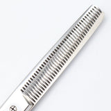 【美品】光シザー THINNING 724 セニング 6インチ オフセットハンドル 40目U溝逆刃 約50% ヒカリ