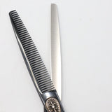 【美品】N.B.A.A. セニングスーパー A6.5 JOEWELL プレミアム NJ-ST3 ブラックチタン 6.5インチ メガネハンドル 42目U溝 約20％ ジョーウェル シザー