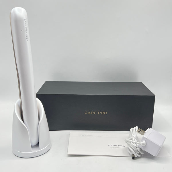 【美品】CARE PRO DEEP 超音波アイロン CUI-01 for hair medication ケアプロ ヘアメディケーション ヘアアイロン 本体