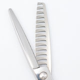 【美品】喜多アイディア RATIO 80 セニング 6インチ メガネハンドル 14目フラット 約40%～45% シザー