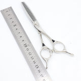 【美品】刃物屋トギノン クイーンサクセス ツイスター セニング 5.8インチ メガネハンドル 28目 約35% シザー トギノン