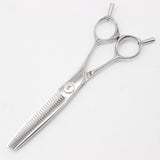 【美品】サクシード サンドラ セニング35 SUN35 デザイン/仕上げ用 6インチ メガネハンドル 35目 約10%～20% SUNDRA Thinning シザー