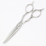 【美品】シザーズジャパン LSBS加工 Qv FLOR QVF23%23i18Y セニング 6インチ メガネハンドル 23目2段 約23%