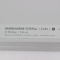 【新品】ヘアビューロン 107D Plus カール L-type 34.0mm HBRCL107D-L-JP バイオプログラミング ヘアアイロン コテ 本体