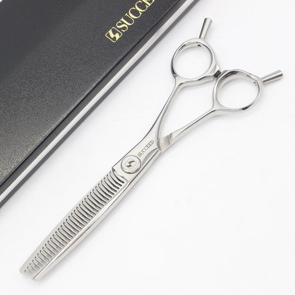 【美品】サクシード サンドラ セニング33 仕上げ用 SUN33 6インチ 3Dメガネハンドル 33目2段 約15% SUNDRA Thinning シザー