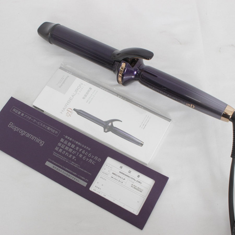 美品】ヘアビューロン 27D Plus カール L-type 34.0mm HBRCL27D-L-JP 
