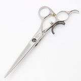 【美品】柳生 覇王 XK60 カットシザー 6インチ 片剣刃 オフセットハンドル