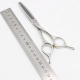 【美品】刃物屋トギノン クイーンサクセススター セニング 5.8インチ メガネハンドル 28目フラット/スリット 約20% シザー トギノン