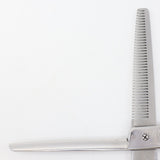 【美品】光シザー TRENDY Ⅲ 732 セニング 6インチ オフセットハンドル 40目フラット 約10% ヒカリ トレンディ3