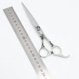 【美品】MIYABI 雅 MCS-70TA甲丸 CS32A2 カットシザー 7インチ ハマグリ刃 オフセットハンドル YAMANAKA 山中