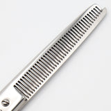 【美品】光シザー TRENDY Ⅲ 734 セニング 6インチ オフセットハンドル 40目フラット 約10% 逆刃 ヒカリ トレンディ3