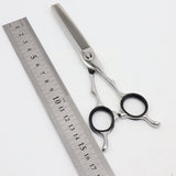 【美品】bmac FTシリーズ FT-2743 セニング 6インチ メガネハンドル 43目U溝 約25%〜30% マック シザー