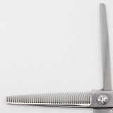 【美品】刃物屋トギノン クイーン セニング 6インチ オフセットハンドル 40目フラット/1本スリット 約20%～25% シザー