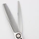 【美品】刃物屋トギノン NEO Queen R28 セニング 5.8インチ メガネハンドル 28目 約20% ネオクイーン トギノン シザー