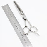 【美品/研磨済】菊星シザー SPEED MAX is T-35 セニング 6インチ 3Dハンドル 23目2段溝 約25％〜30％ スピードマックス