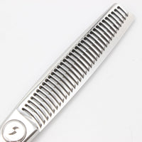 【美品】サクシード サンドラ セニング33 仕上げ用 SUN33 6インチ 3Dメガネハンドル 33目2段 約15% SUNDRA Thinning シザー