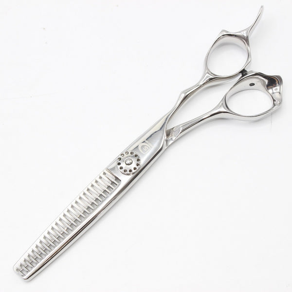 【美品/研磨済】菊星シザー SPEED MAX is T-35 セニング 6インチ 3Dハンドル 23目2段溝 約25％〜30％ スピードマックス